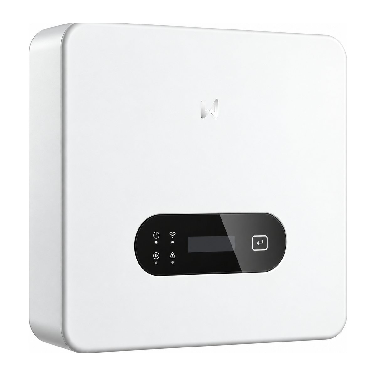 e fill goodwe dns g4 3 6kw GoodWe DNS G4 series 3-6 kW single phase solar inverter, white wall-mounted unit with black control panel
